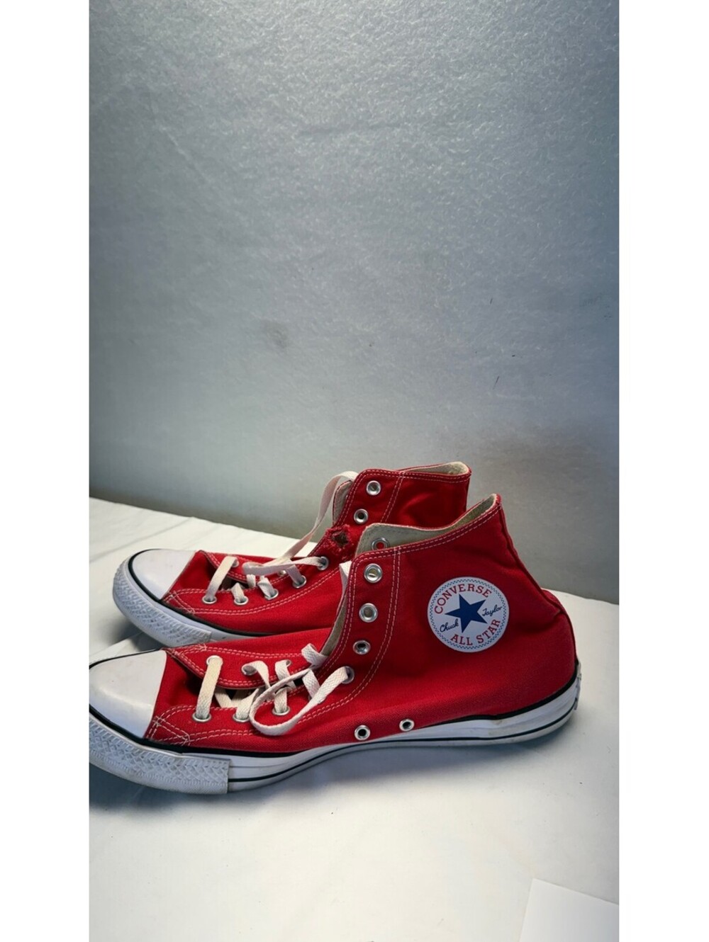 Converse Chuck Taylor All Star High Top Red Sneakers Men's Size 13 A-12